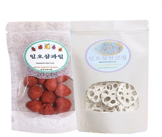연근칩70g+딸기칩60g, 2개, 60g
