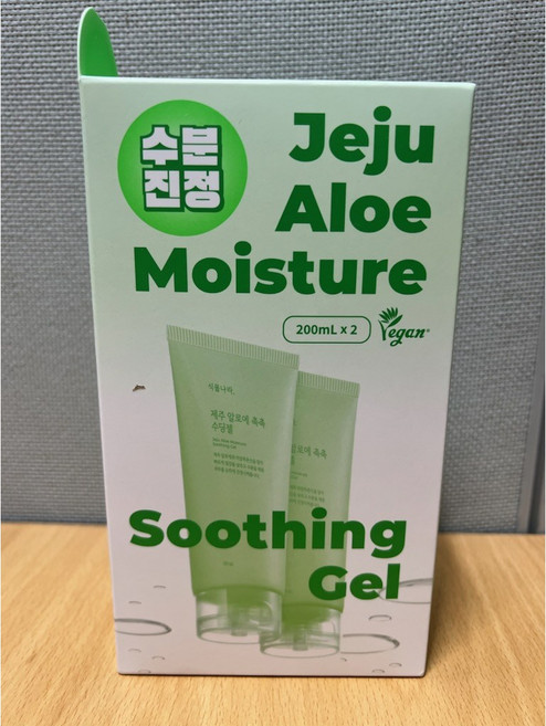 [NEW] 식물나라 제주 알로에 촉촉 수딩젤 200mL, 2개