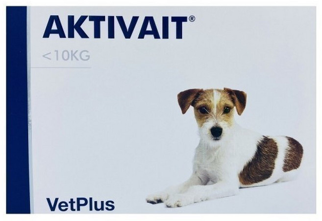 벳플러스 독 액티베이트 소형견용 60캡슐 VetPlus AKTIVAT 노령견 인지기능장애 신장 심장 관리 항산화제, 면역/항산화, 60개