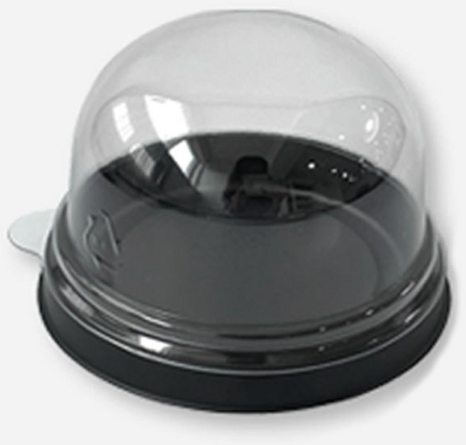 엠엔피 조각케이크 케이스 투명 디저트 케이크 포장용기 양갱 마카롱 두쫀쿠 검정 중 100개