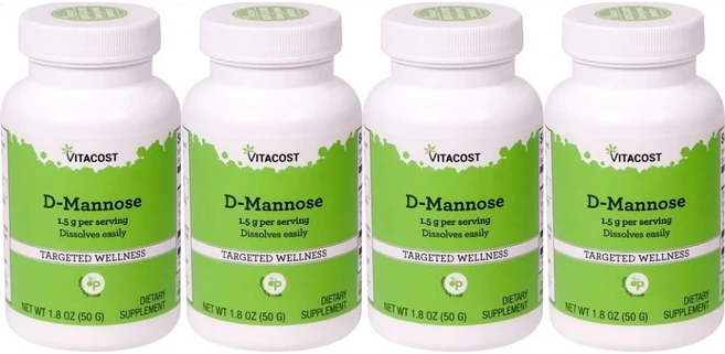 비타코스트 고흡수 디 만노스 파우더 분말, 4팩, 50g - 쿠팡