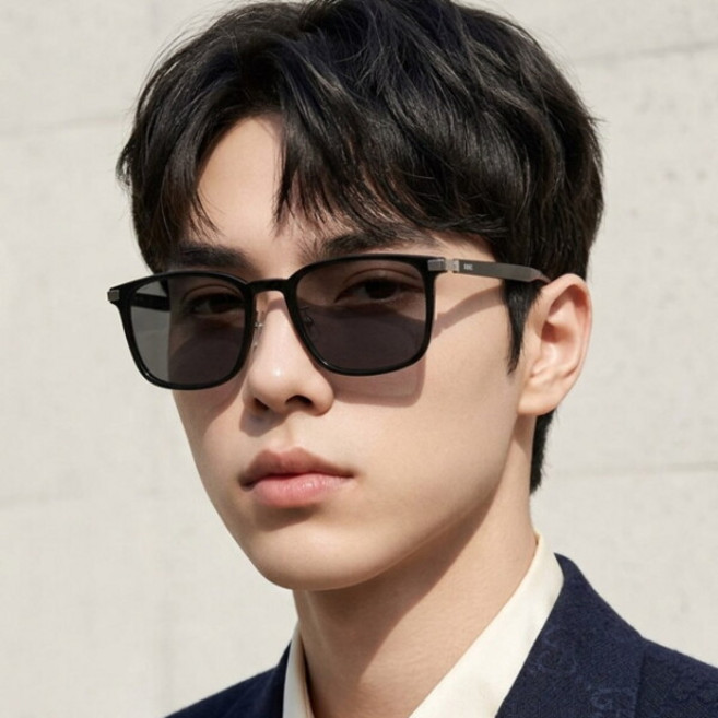 [휴고보스] 선글라스 BOSS1406FSK 807M9 아시안핏 명품 사각 얇은 뿔테 남자 여자