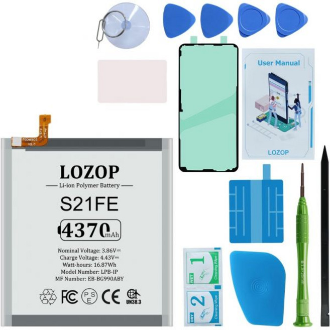 삼성 갤럭시 S21 5G SM-G991U/U1/N/B/W 및 기타 모든 G991 모델용 배터리 교체 키트(새롭게 업그레이드됨)(수리 도구 키트 사용 설명서 포함)