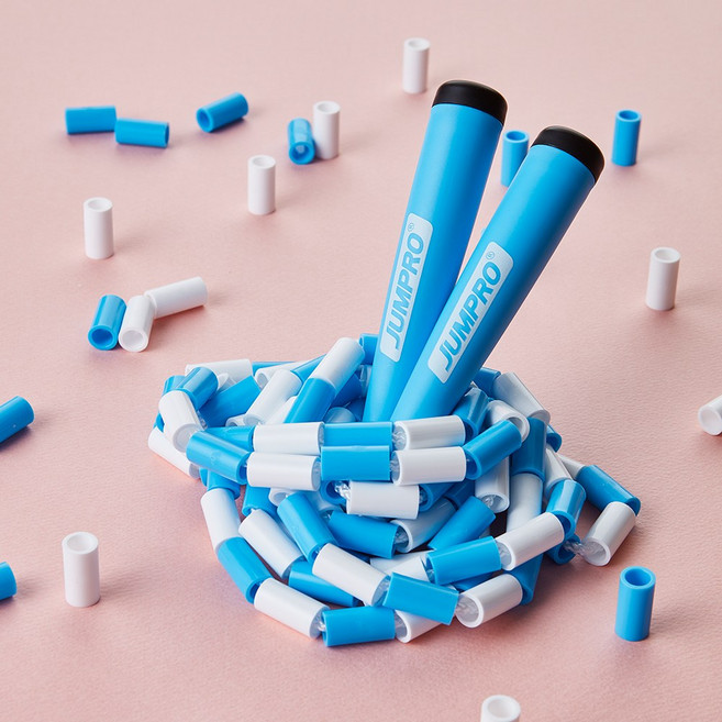 김수열줄넘기 점프로 색동고급 줄넘기 M500, 하늘, 1개