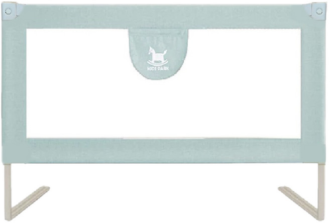 KIDS PARK 湖水綠色兒童床護欄 寶寶安全防護, 綠色180cm