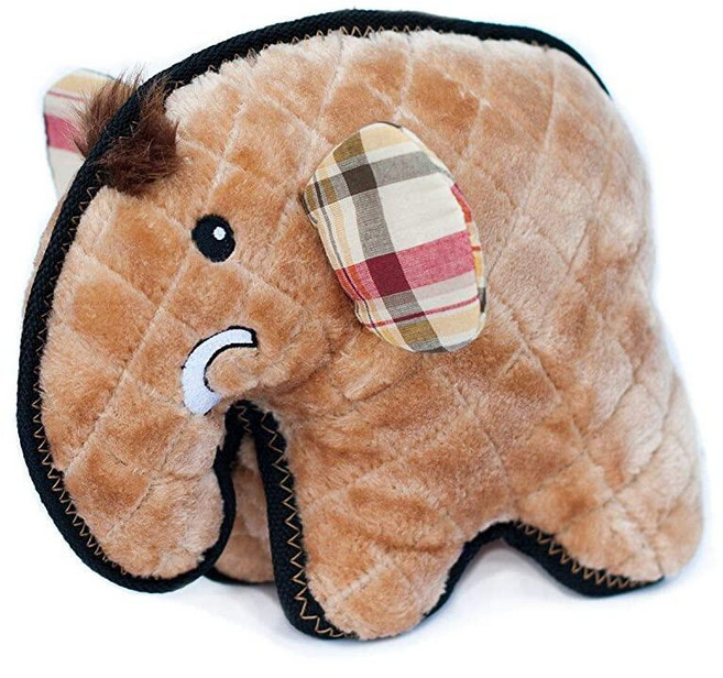 ZippyPaws ZP847 Grunterz Manny Mammoth 스퀴크 장난감