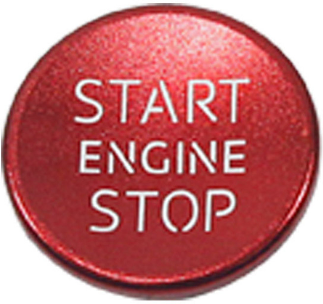 아우디 호환 전원 스타트버튼 커버 몰딩 A5 A6 Q3 Q5 Q7, 1-1.스타트버튼몰딩 레드, 1개