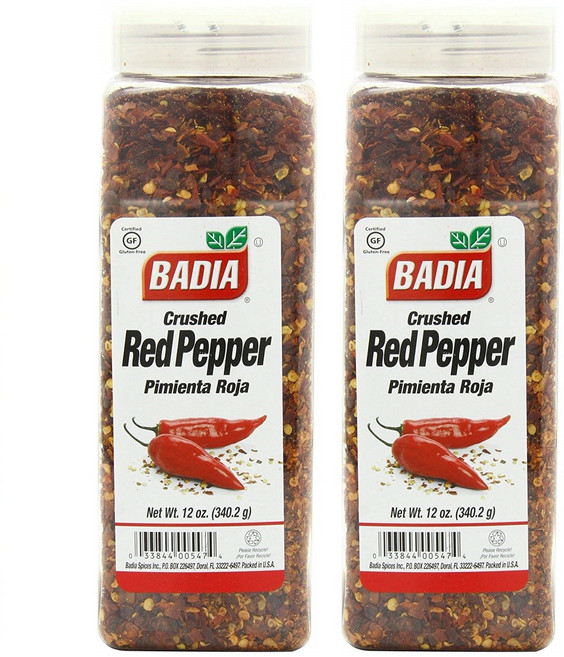 바디아 크러시드 레드 페퍼, 340.2g, 2개