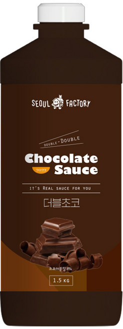 서울팩토리 더블초코소스 1.5kg, 1개