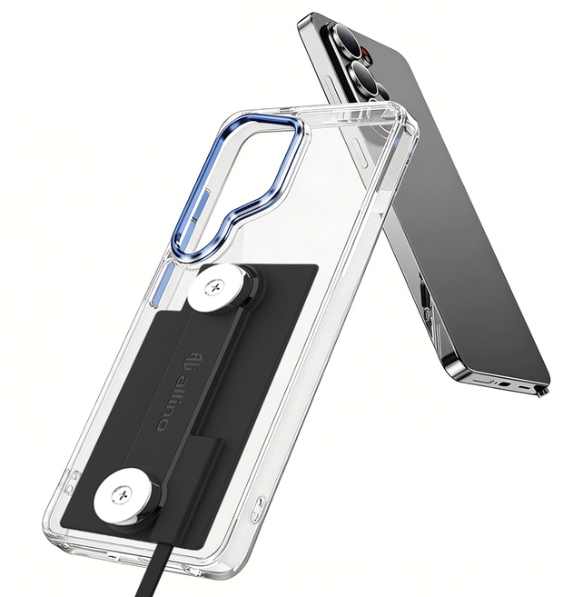 알리노 메탈 프리미엄 젤하드 딱판 충전패드 케이스, 갤럭시 S26 울트라, 투명