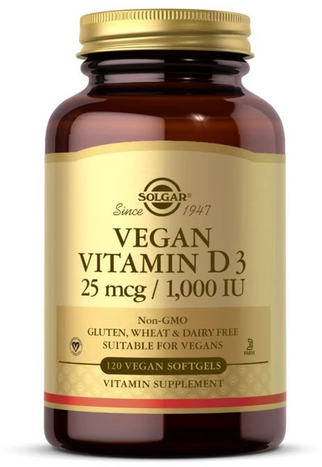 솔가 비타민D3 600IU 120베지캡슐 X 1통 Solgar Vitamin D3, 1개, 120정 - 쿠팡