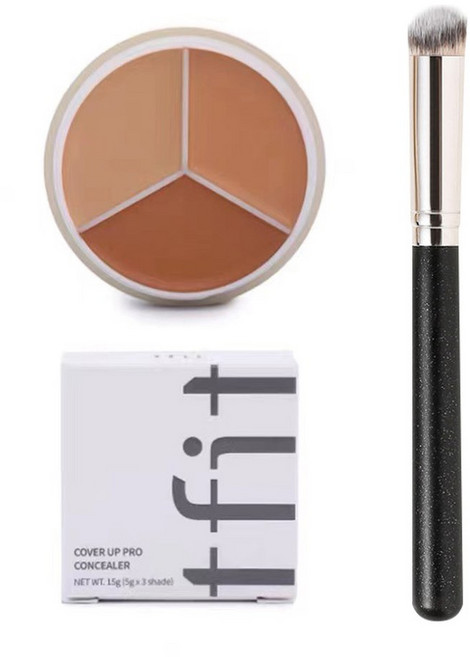 TFIT 컨실러 팔레트 메이크업 페이스 아이 다크 교정 컨투어 스팟 서클, [06] as picture, 1개, as picture 1