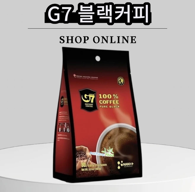 베트남 블랙커피, 2g, 80개입, 1개 - 쿠팡