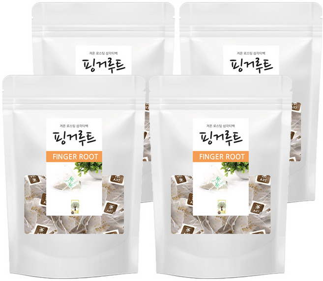 핑거루트 25티백 숲으로허브 삼각티백, 25g, 25개입, 4개