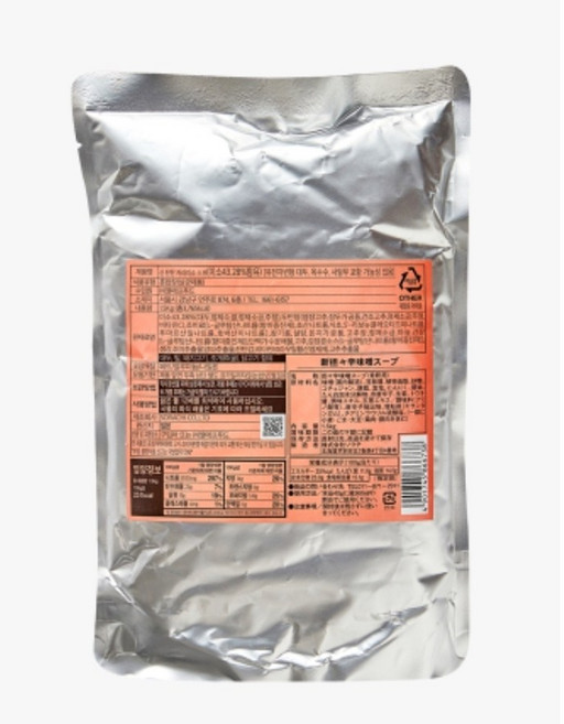 모노 소라치 탄탄카라미소스프 1.5kg, 1개