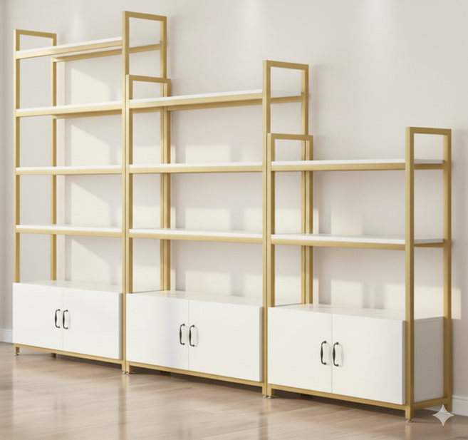 지구별 화장품 진열대 매장 상품 진열장 선반조절, [4단] 가로60 폭30 높이145