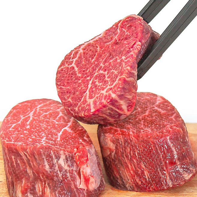 한우 안심 스테이크 1등급 냉장 200g 두툼한 부드러운 정육