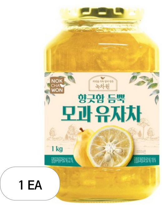녹차원 모과유자차, 1kg, 1개입, 1개
