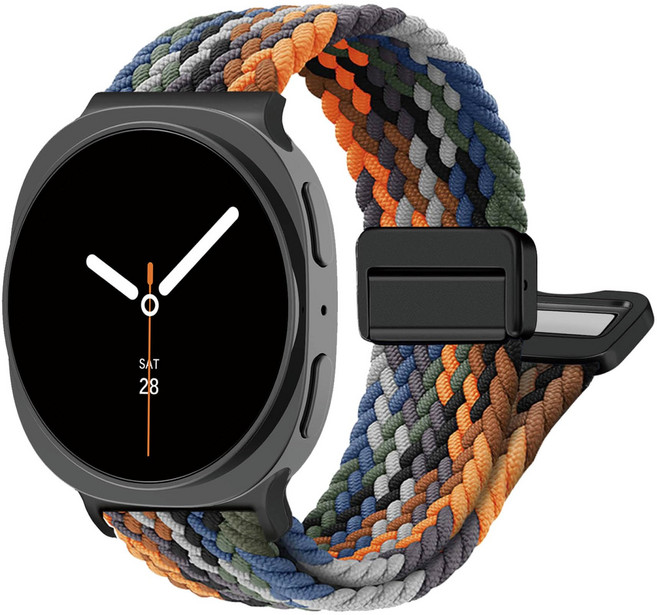 갤럭시워치8호환 마그네틱 브레이드 스포츠 루프 스트랩 갤럭시워치8 44mm/40mm/클래식 46mm, 미채