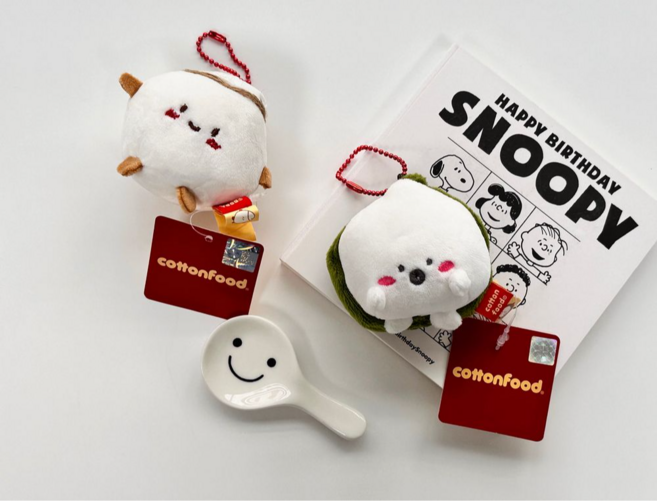 떡순이 인형 키링 정품 모찌모찌 망개떡 시루떡 쌀알 가방고리