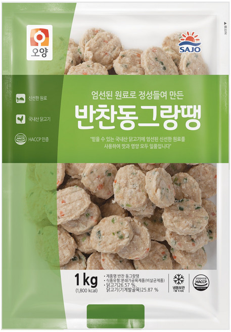 사조오양 반찬 동그랑땡, 4개, 1kg