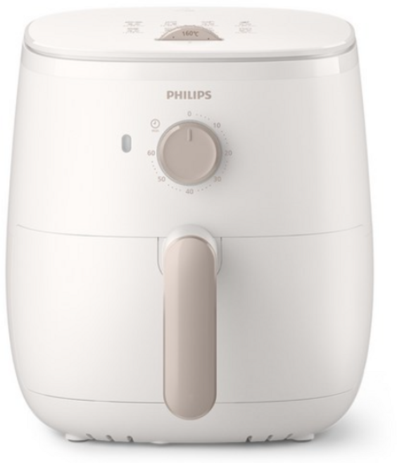 필립스 컴팩트 에어프라이어 아날로그 3.7L, HD9100/20, 화이트