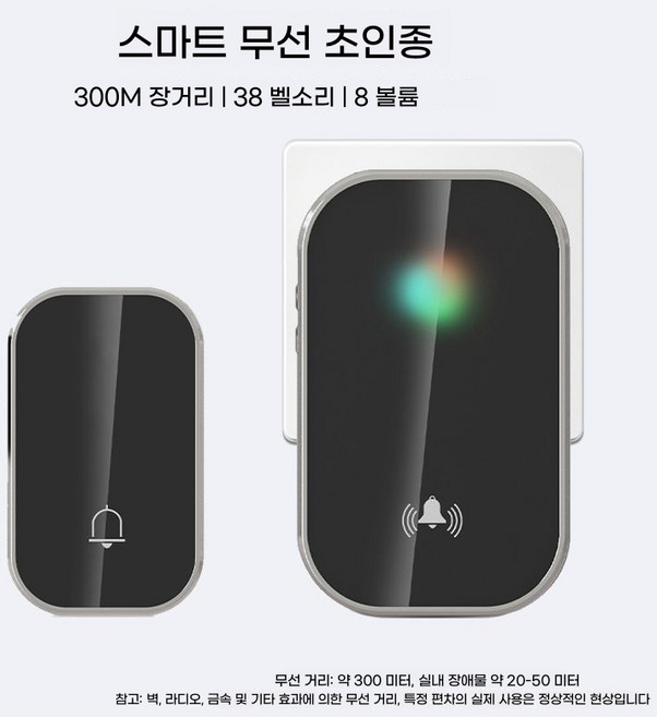 PYHO 초인종 센서 현관 손님알림 C 무선 도어벨 가정용 도어센서벨 노인 호출기, DB30