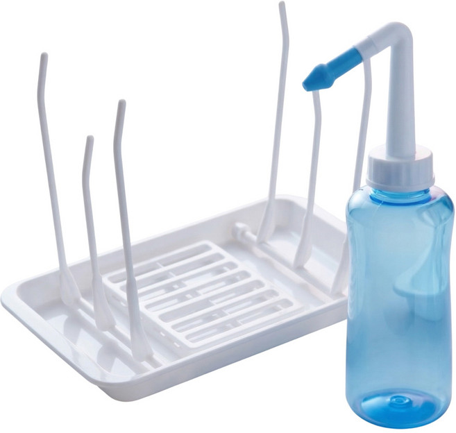 JMC 1등급 의료기기 코세척기 코세정기 300ML 용기 휴대용 건조기 세트 비염 축농증 약국 성인 어린이 공용, 1세트