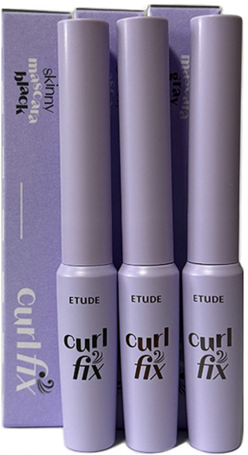 에뛰드 컬 픽스 스키니 마스카라 3g (3컬러 1택), 블랙, 1개