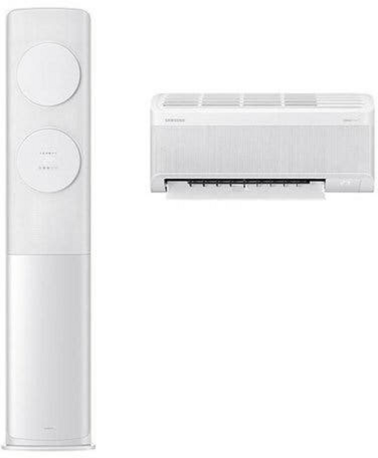 삼성전자 인버터 Q9000 투인원 멀티형 2in1 스탠드 에어컨 당일빠른설치 신제품, 일반배관형, 19평 무풍투인원 AF70F19D11BR