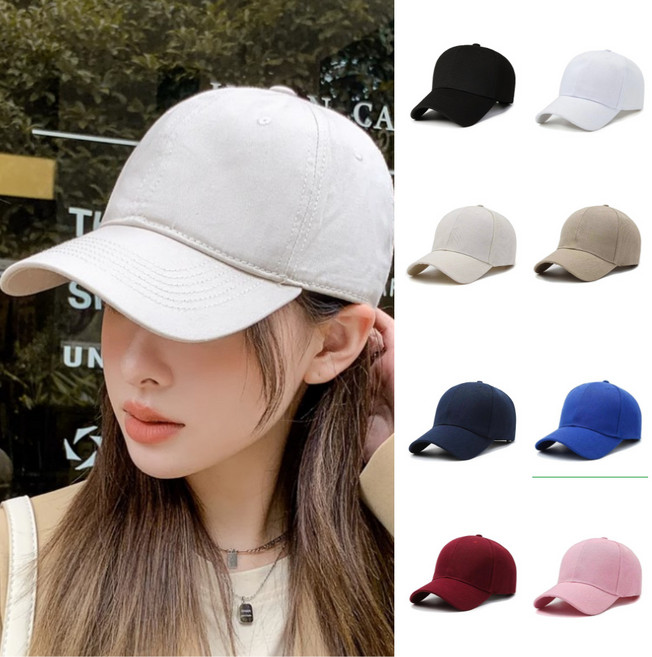 일더하기 심플 베이직 무지 볼캡 야구모자 캡모자 8 colors