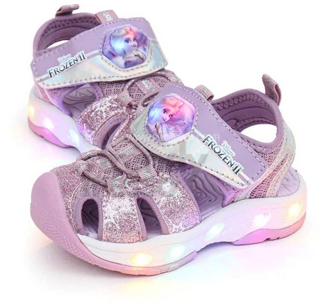 마켓그리드 엘사 발광 샌들 겨울왕국샌들