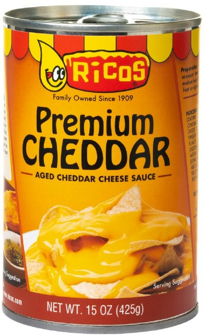 Ricos 瑞可司 特級切達起司醬, 1個, 特級切達起司醬  425g