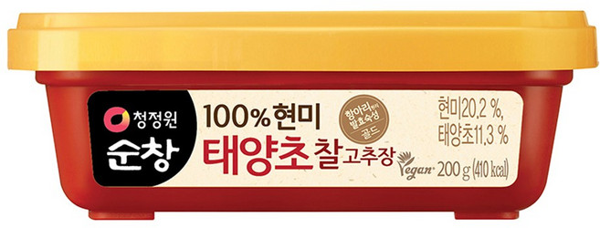 청정원 순창 태양초 찰고추장, 200g, 1개