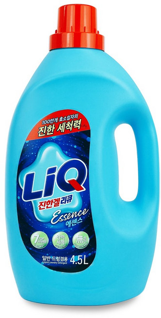 리큐 진한겔 에센스 세탁세제 본품, 4.5L, 3개