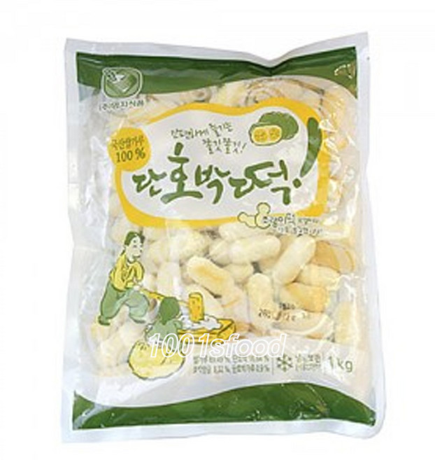 엄지 단호박떡 1kg, 1개