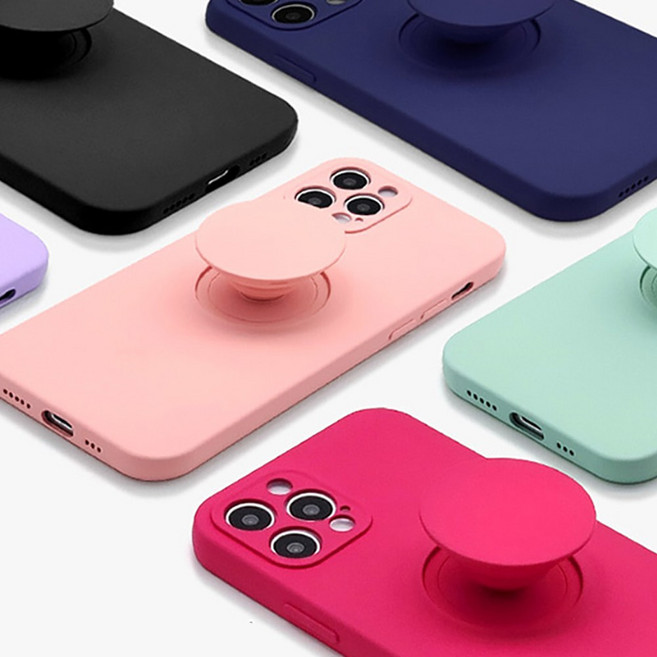 카메라보호 풀커버 파스텔 톡 실리콘 케이스