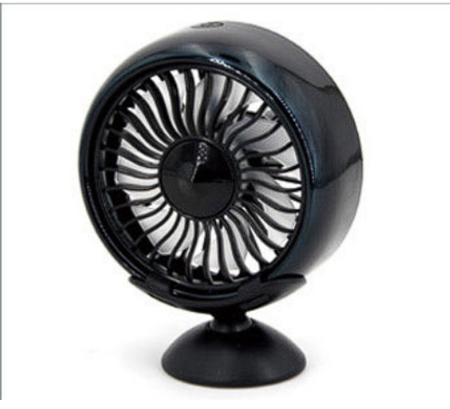 플렌룬 차량용 서큘레이터 선풍기 LED 무드등, 2개, 미모아 차량선풍기 BZF30-블랙