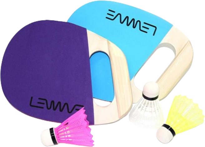 패드민턴 탁구채배드민턴 학교체육 초등학생 실내운동 탁구민턴, E패드민턴 옐로그린