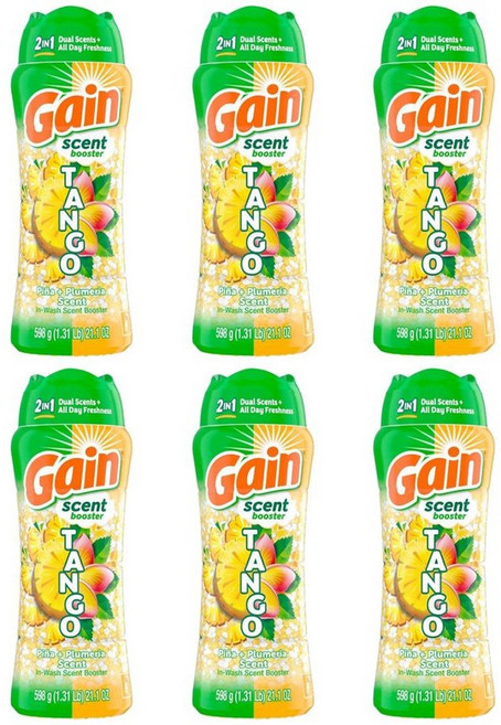 게인 인워시 센트 부스터 비즈 탱고 피나 플루메리아 598g, 6개