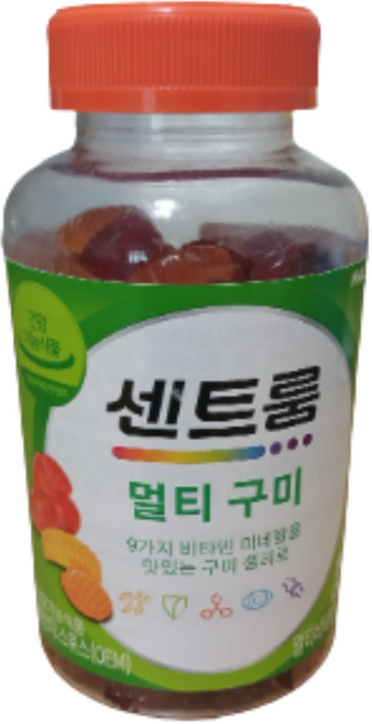 센트룸 멀티 구미 코스트코 어린이 종합 비타민 츄어블 미네랄 젤리 영양제, 130정, 1개