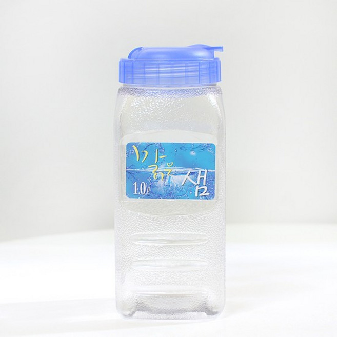맑은샘물병 1.0L 미숫가루통 식혜병 카페물통, 없음