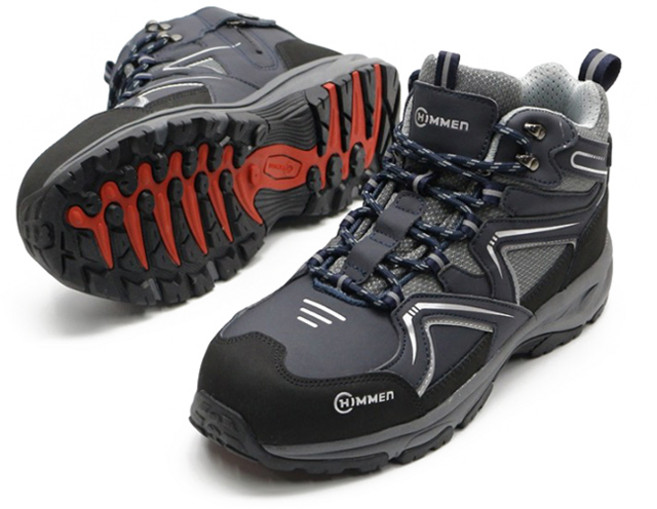 이에스슈즈 힘맨 HM-806N 지퍼 안전화 보통작업용 중단화 가죽 끈작업화 빅사이즈 남녀공용 건설화