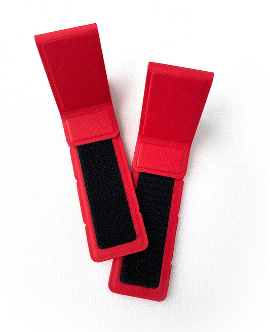 컴잇 휴대용 접이식 부착형 경량 가벼운 노트북 거치대 받침대, 레드, 1개