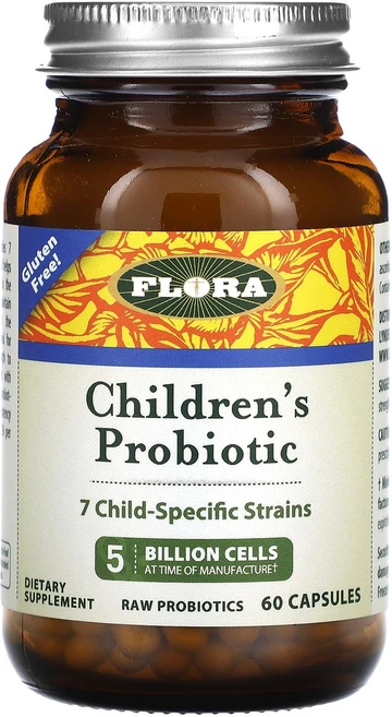 Flora 어린이용 프로바이오틱 캡슐 60정, 1개 - 쿠팡