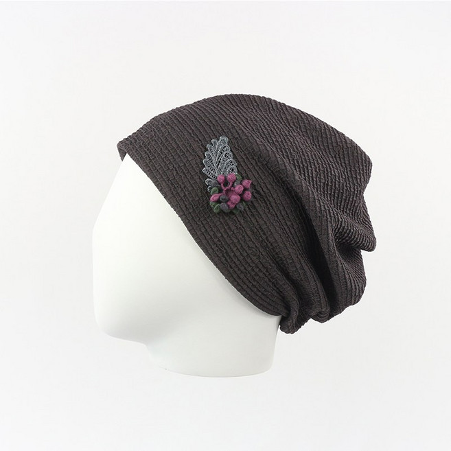 제이제이나인 SGS45 찰랑 플라워 두건모자