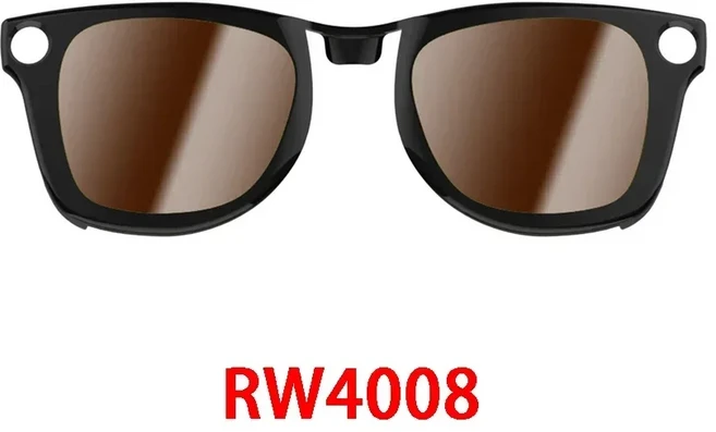 Ray-Ban Meta Wayfarer대형 RW4008표준 Hibloks 안경 편광 선글라스 렌즈 눈부심, 14 Large-RW4008-4