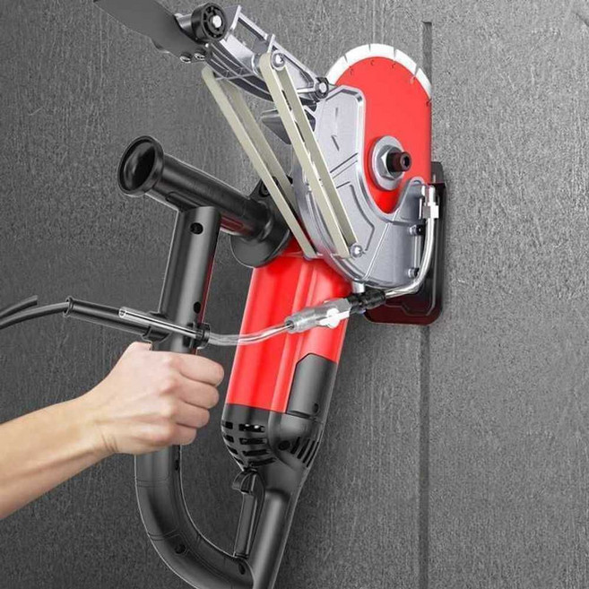 콘크리트 절단기 도로 벽 석재 컷팅기 시멘트 커터기 공사, E. 3100W 브러시드 133 베어 메탈