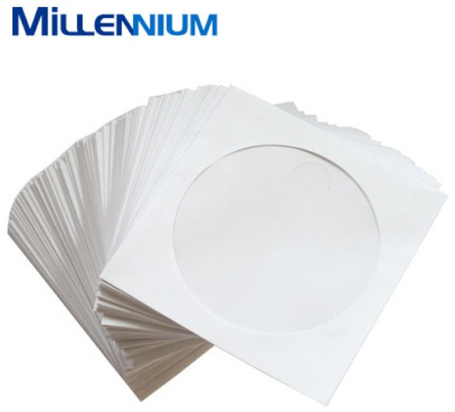 [밀레니엄] CD케이스 종이케이스 100g [박스포장] [화이트/1P-100매], 1개