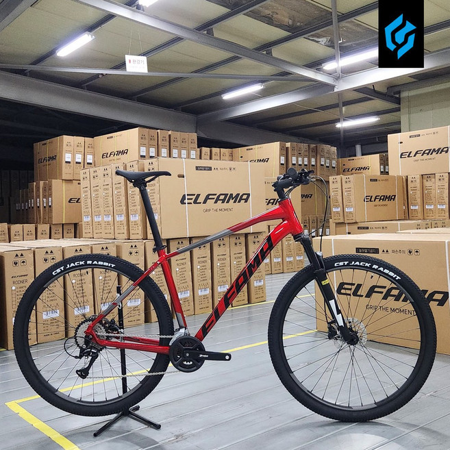 엘파마 NEW 벤토르V2 Gen.3 MTB 16단 자전거 완성차 29인치 27.5인치 본사직판 픽업센터 수령, 메탈릭 레드, 1개, 400cm